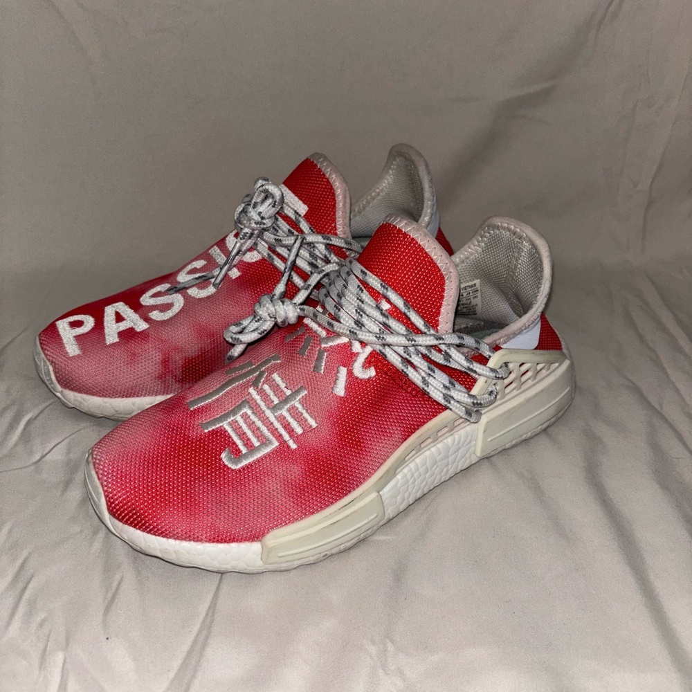 adidas Red and White Women's Sneakers